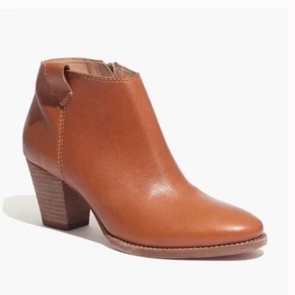 Madewell Billie Boot brown leather size 8.5